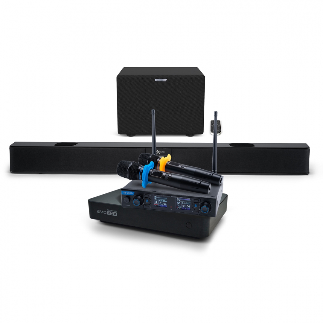 Hi-End караоке-система EVOBOX Premium + EvoSoundBar (саундбар с караоке) в Верхней Салде