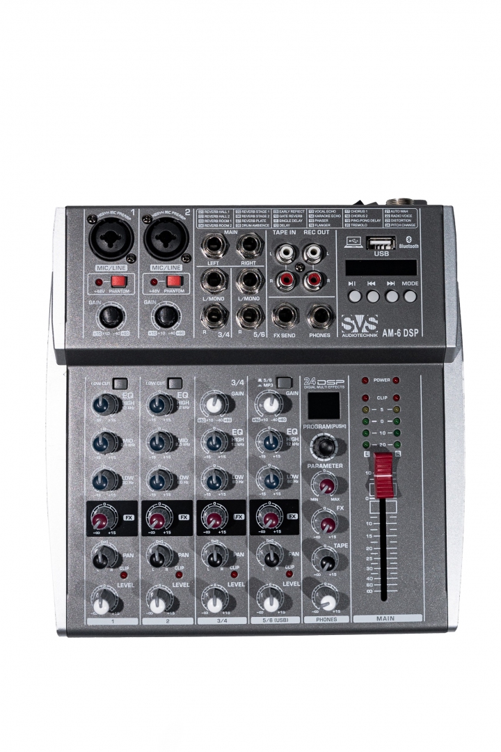 SVS Audiotechnik mixers AM-6 DSP Микшерный пульт аналоговый, 6-канальный SVS Audiotechnik mixers в Верхней Салде