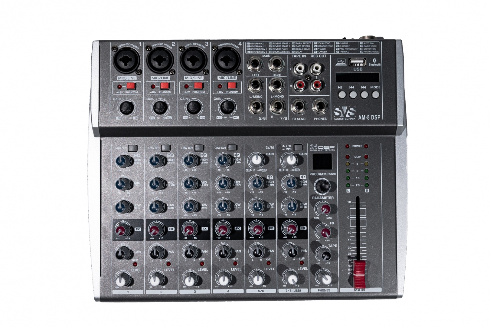 SVS Audiotechnik mixers AM-8 DSP Микшерный пульт аналоговый, 8-канальный в Верхней Салде